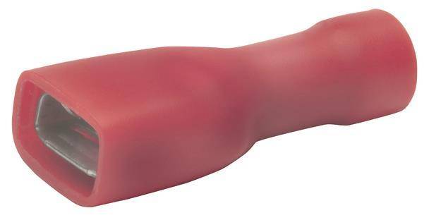 KLAU Flachsteckhülsen 720V 0,5-1,0qmm vollisoliert (Inhalt 100 Stück) Install.Baumaterial