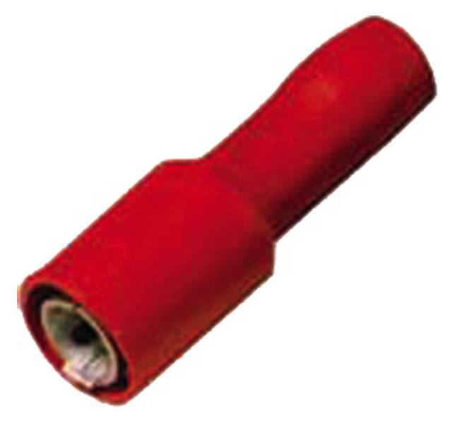 Intercable ICIQ1RSH Rundsteckhülse 0,5-1qmm Stecker 4mm rot (Inhalt 100 Stück) Install.Baumaterial