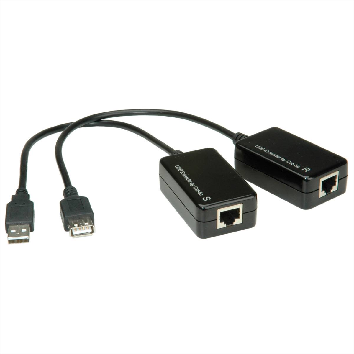 VALUE USB 1.1 Verlängerung über RJ45, max. 45m Adapter, Terminatoren, Konverter USB-Verlängerung