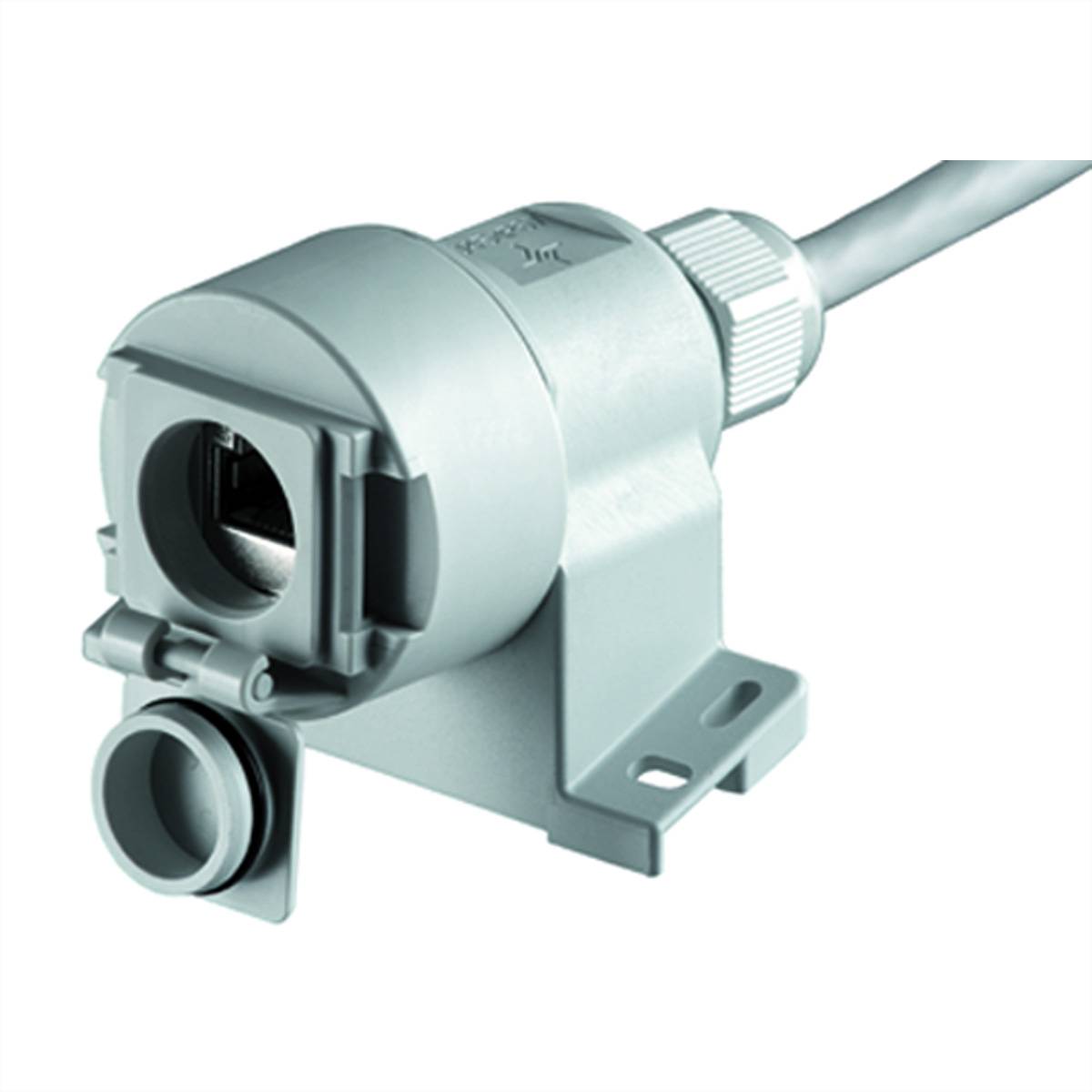 TELEGÄRTNER STX V6 AP-Dose, RJ45 Modul A Cat.6A (ISO/IEC) Installation / Reinigung Bauteile /