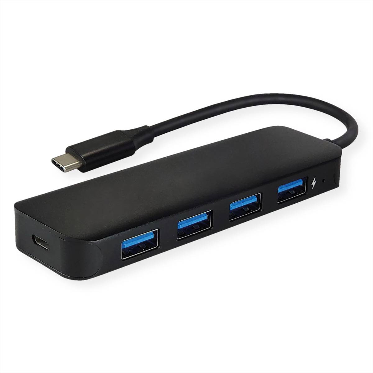 VALUE USB 3.2 Gen 1 Hub, 4fach, Typ C Anschlusskabel Eingabe / Ausgabe Dockingstations und Hubs