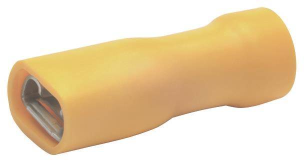 KLAU Flachsteckhülse 4-6qmm 750V Cuzn verzinnt Steckbreite 6,3mm (Inhalt 100 Stück) Kabelschuhe