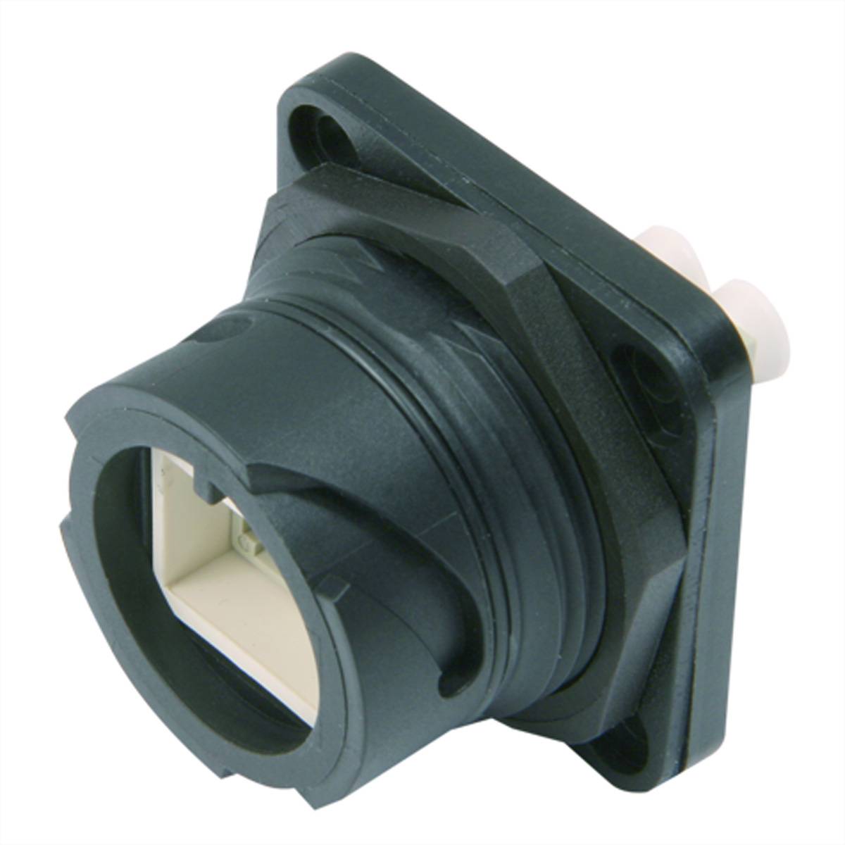 TELEGÄRTNER STX V1 Flanschset, LC-D Kupplung MM Adapter / Konverter