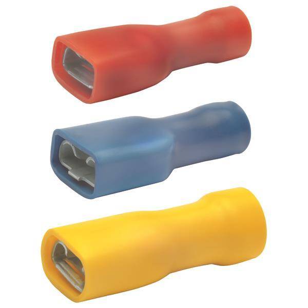 KLAU Flachsteckhülse 8203V 0,5-1 (Inhalt 100 Stück) Install.Baumaterial Verlegesys/Verbi.Mat