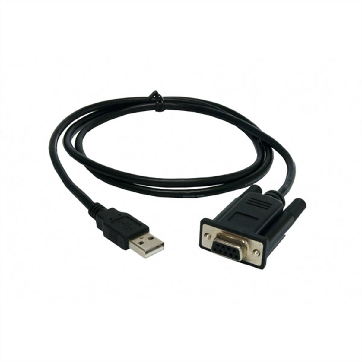 EXSYS EX-1301-2F USB zu 1S RS232 Konverter mit Buchsen Anschluss Adapter, Terminatoren, USB-Seriell