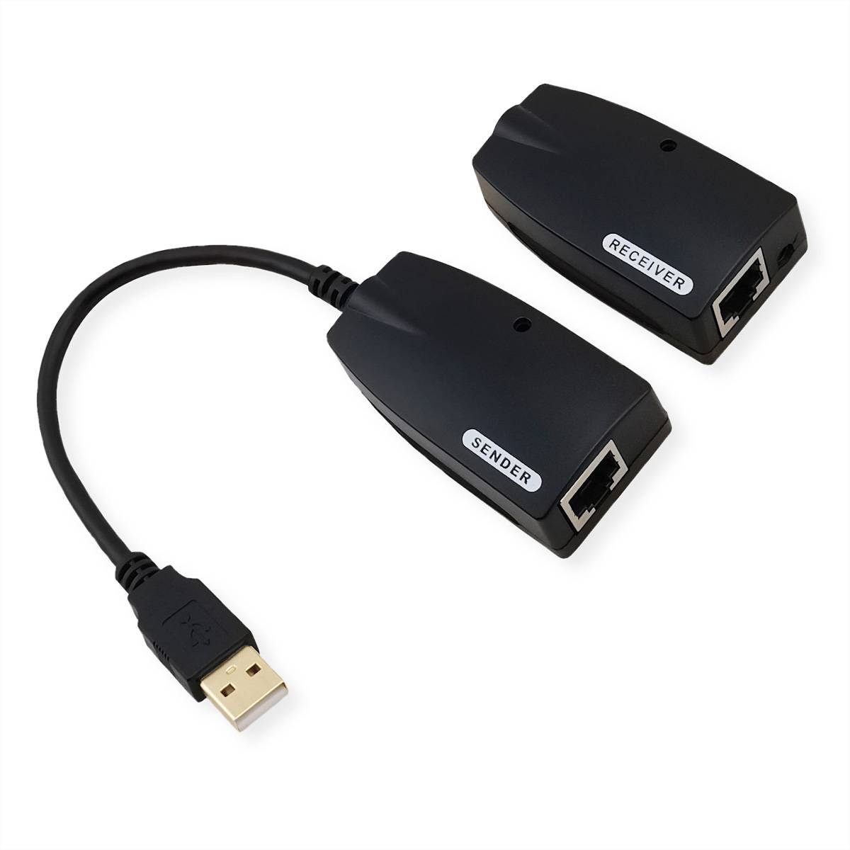 VALUE USB 2.0 Verlängerung über RJ45, max. 50m Adapter, Terminatoren, Konverter USB-Verlängerung