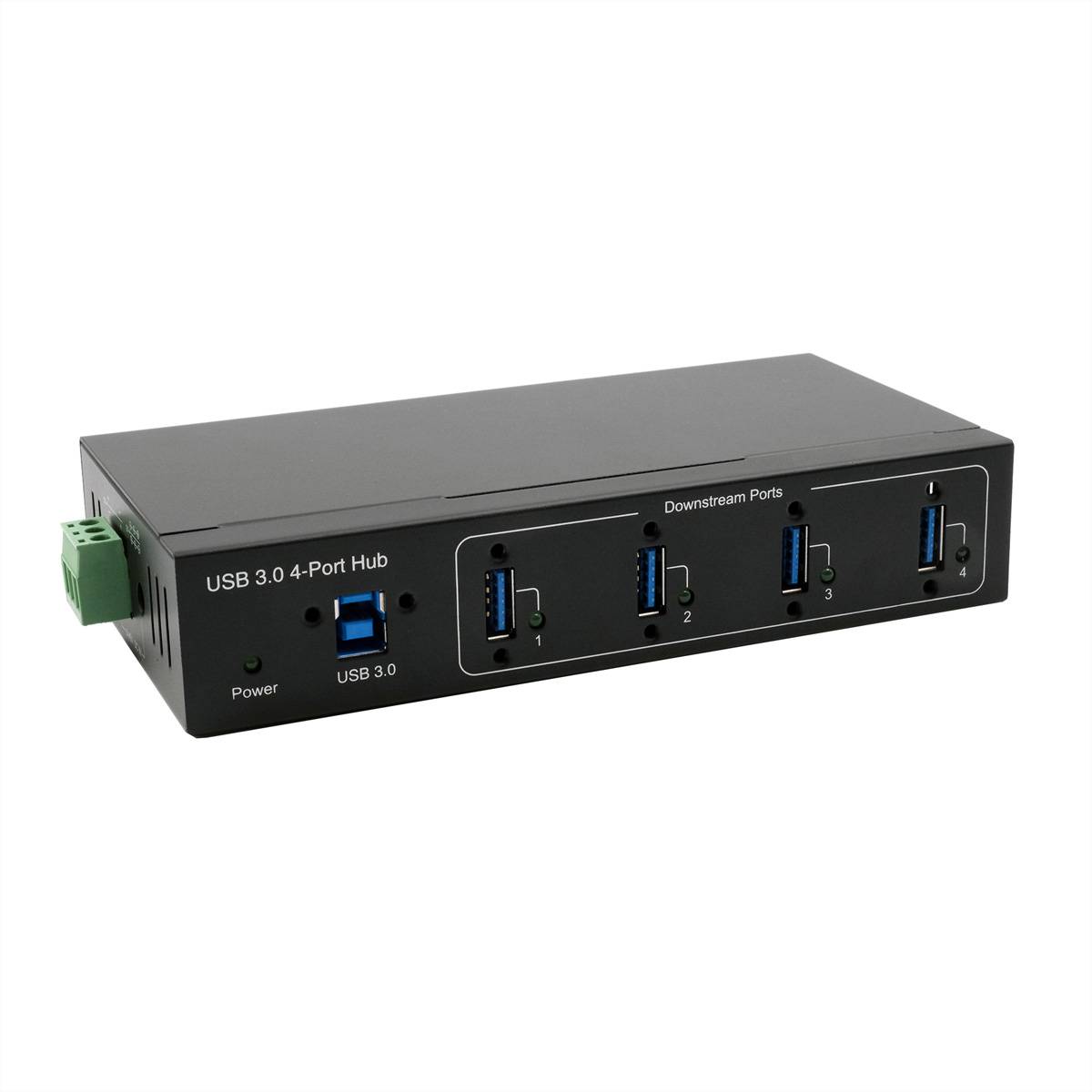 EXSYS EX-11224HMVS 4 Port USB 3.2 Gen 1 Metall HUB VIA VL811+ Chipset Eingabe / Ausgabe und Hubs