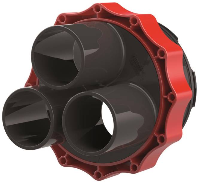 HAUF Deckel HSI 150 - D 3/58 Install.Baumaterial Verlegesys/Verbi.Mat Kabelverbind.Garnitu