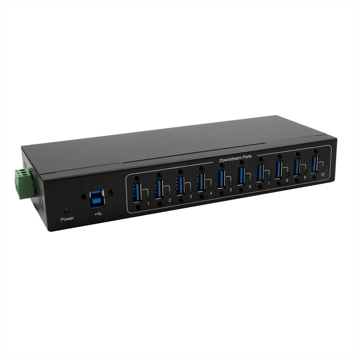 EXSYS EX-11220HMVS 10 Port USB 3.2 Gen 1 Metall HUB VIA VL811+ Chipset Eingabe / Ausgabe und Hubs