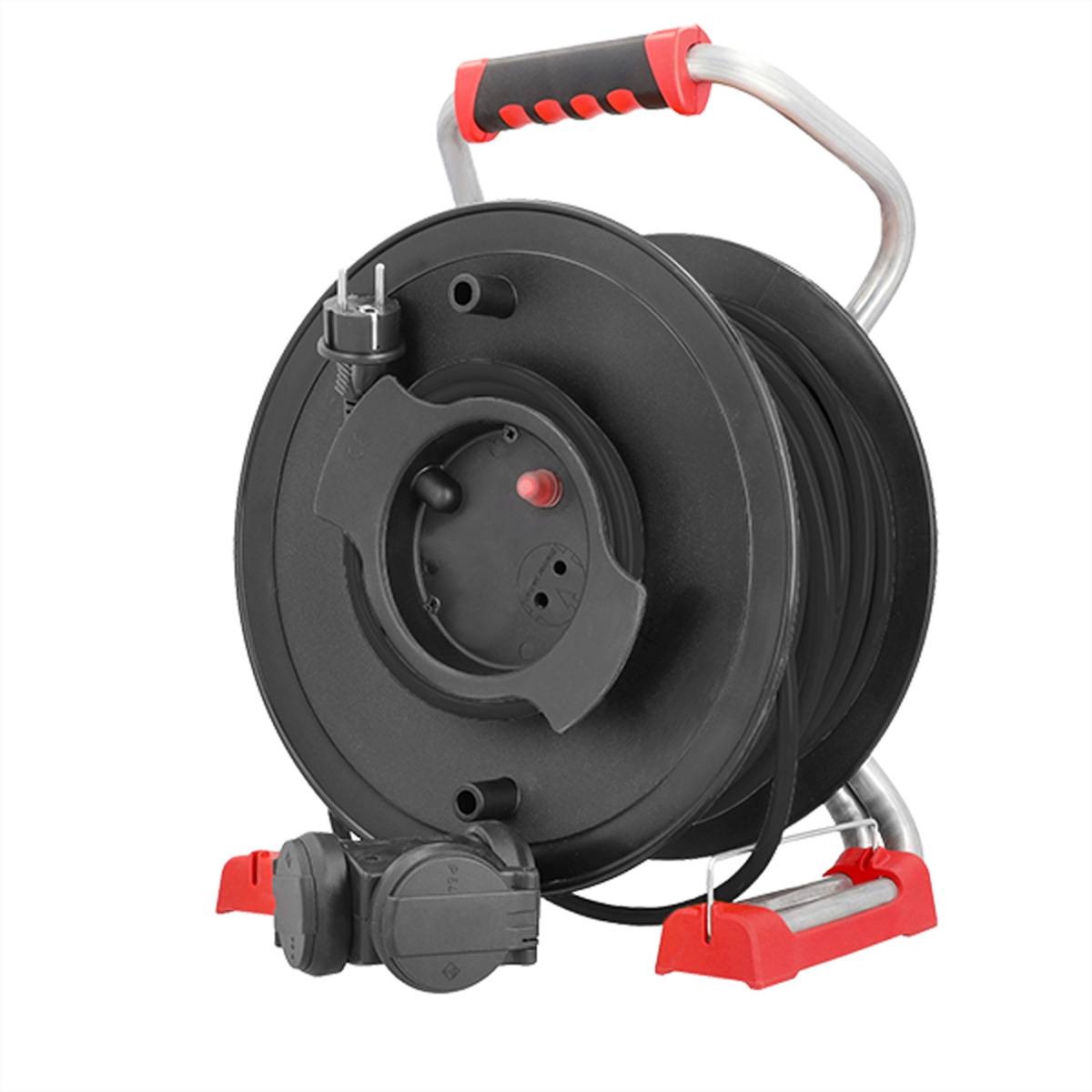 BACHMANN Profi-Kabeltrommel 1,5m/38,5m H07RN-F 3G1,5 mm² Steckdosenleisten Kabeltrommel