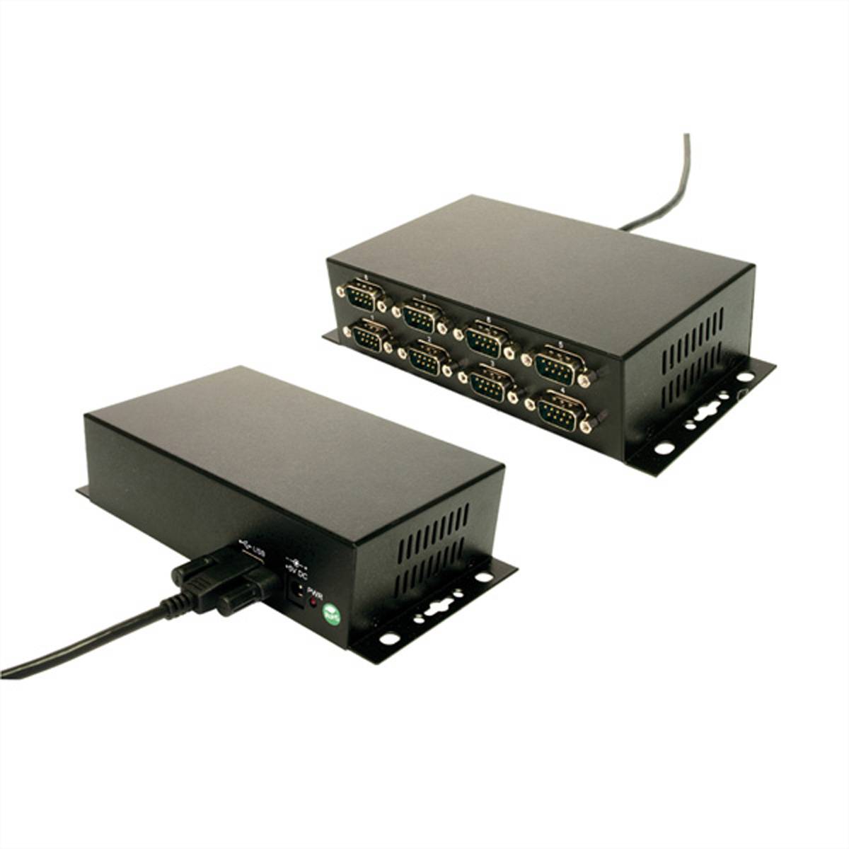 EXSYS EX-1338HMV USB zu 8x seriell RS232 verschraubbar Adapter, Terminatoren, Konverter