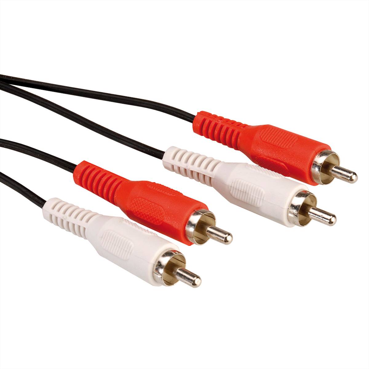 ROLINE Cinch-Verbindungskabel duplex ST/ST, 10 m Kabel Audio- / Videokabel diverse