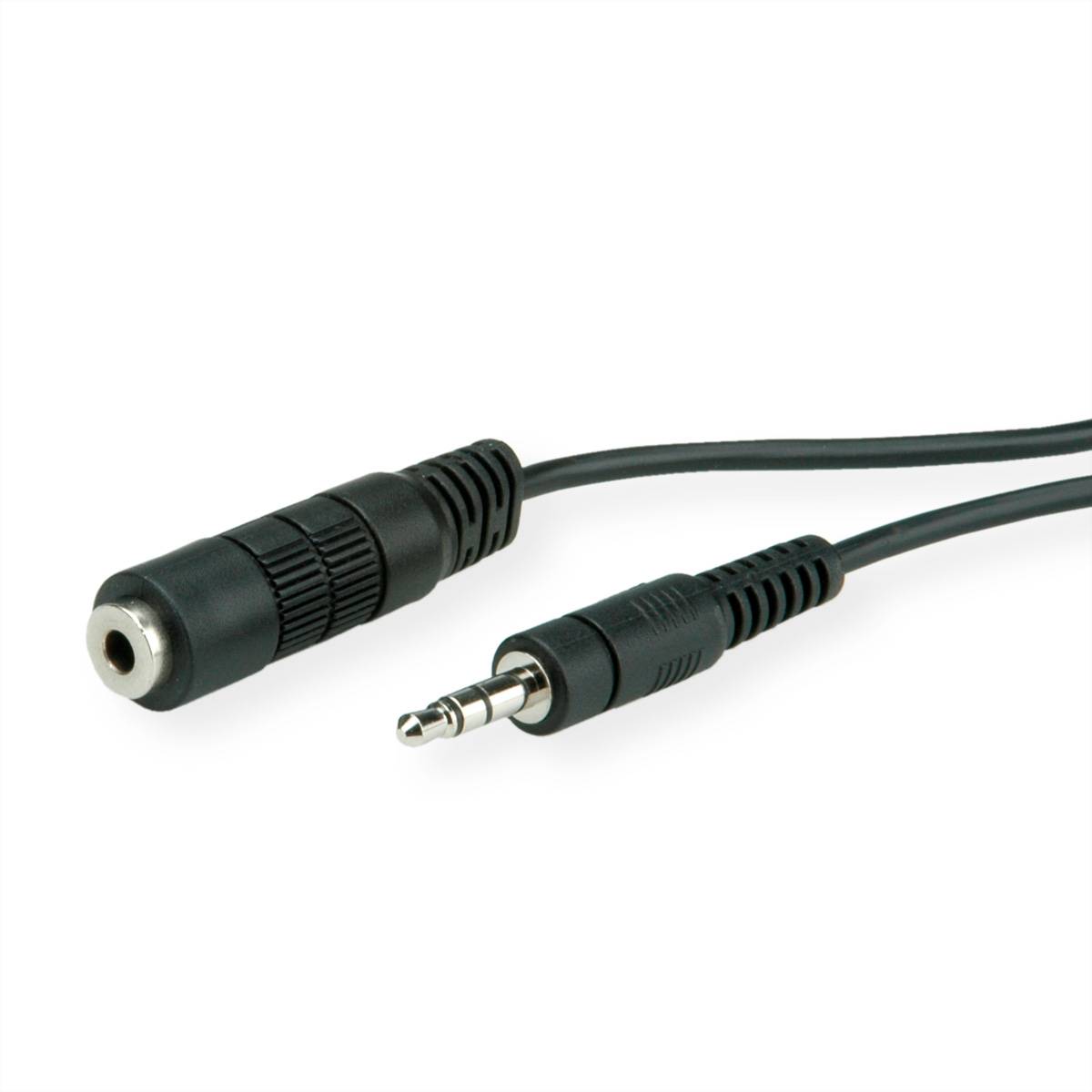 ROLINE 3,5mm Verlängerungskabel ST / BU, 2 m Kabel Audio- / Videokabel diverse