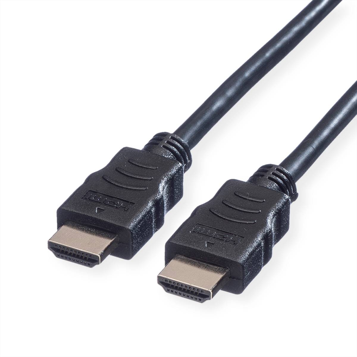 VALUE HDMI High Speed Kabel mit Ethernet, schwarz, 1,5 m mit Ethernet