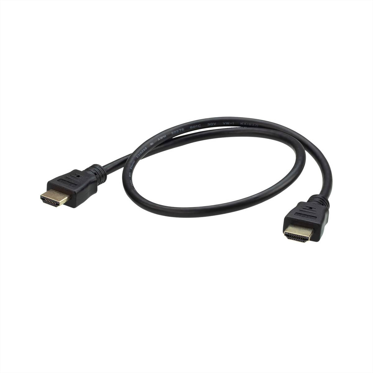 ATEN 2L-7DA6H High Speed True 4K HDMI Kabel mit Ethernet, schwarz, 0,6 m mit Ethernet
