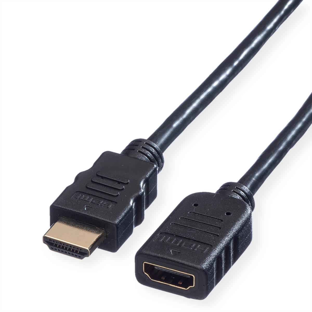 VALUE HDMI High Speed Verlängerungskabel, mit Ethernet, ST-BU, 2 m Kabel