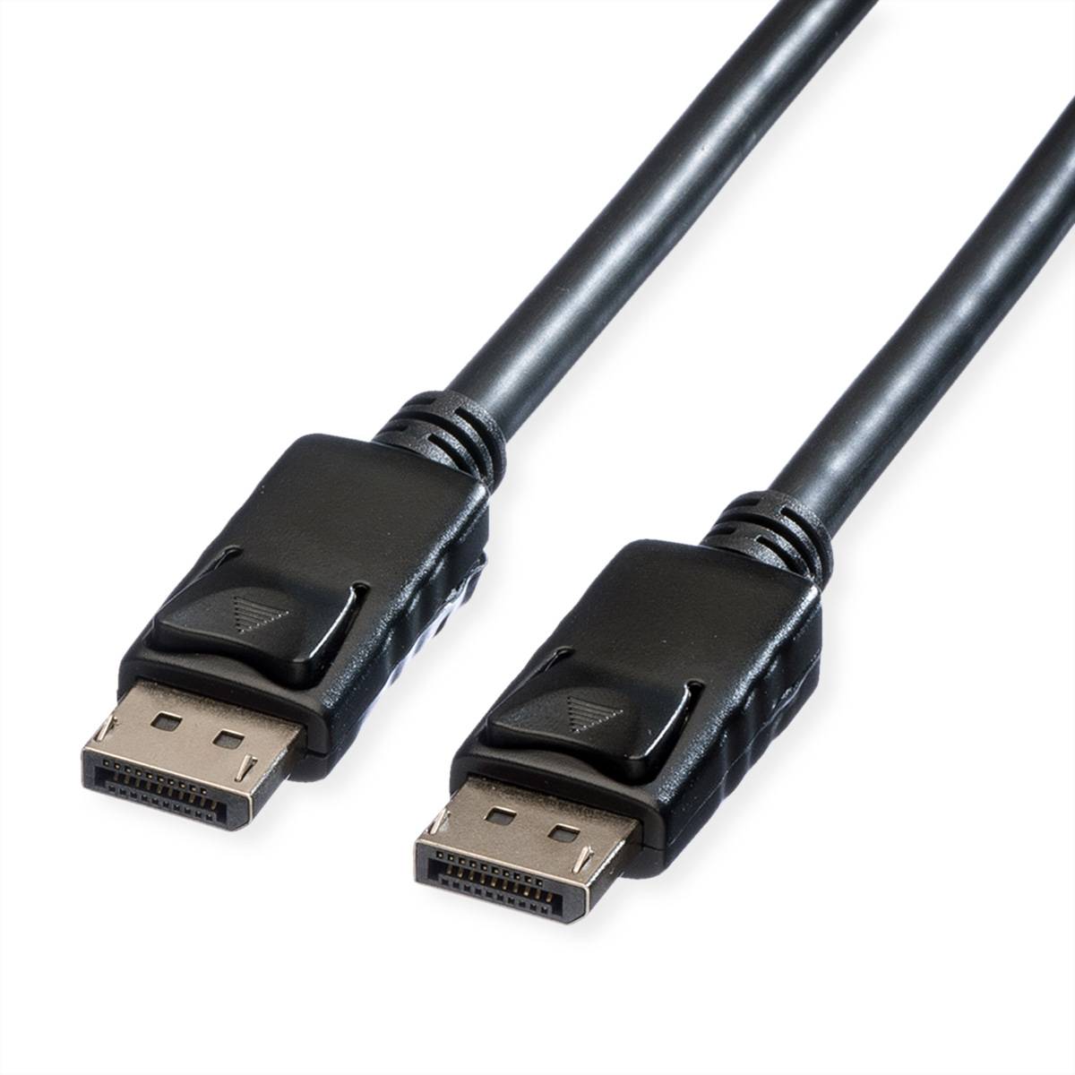 ROLINE DisplayPort Kabel, DP ST - ST, schwarz, 10 m Kabel