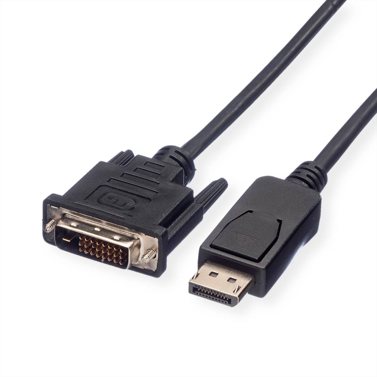 VALUE DisplayPort Kabel DP ST - DVI (24+1) ST, LSOH, schwarz, 3 m DP-DVI-Kabel