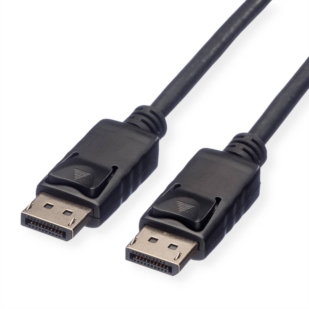 ROLINE DisplayPort Kabel, DP ST - ST, LSOH, schwarz, 1,5 m Kabel