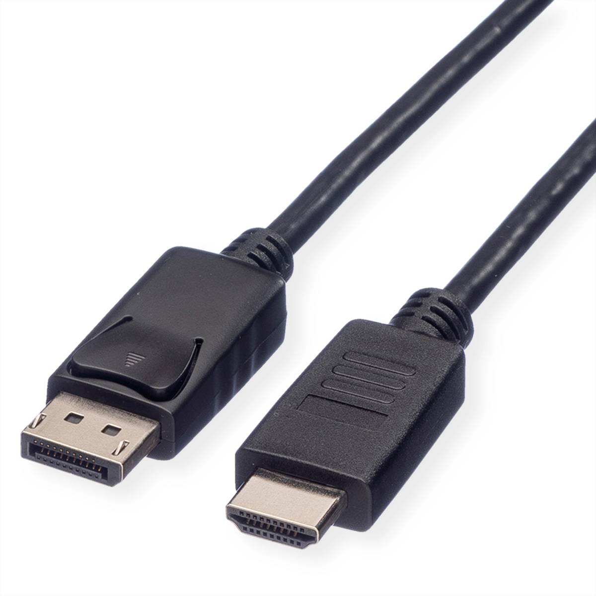 ROLINE DisplayPort Kabel DP - HDTV, ST/ST, schwarz, 4,5 m Adapter / Konverter