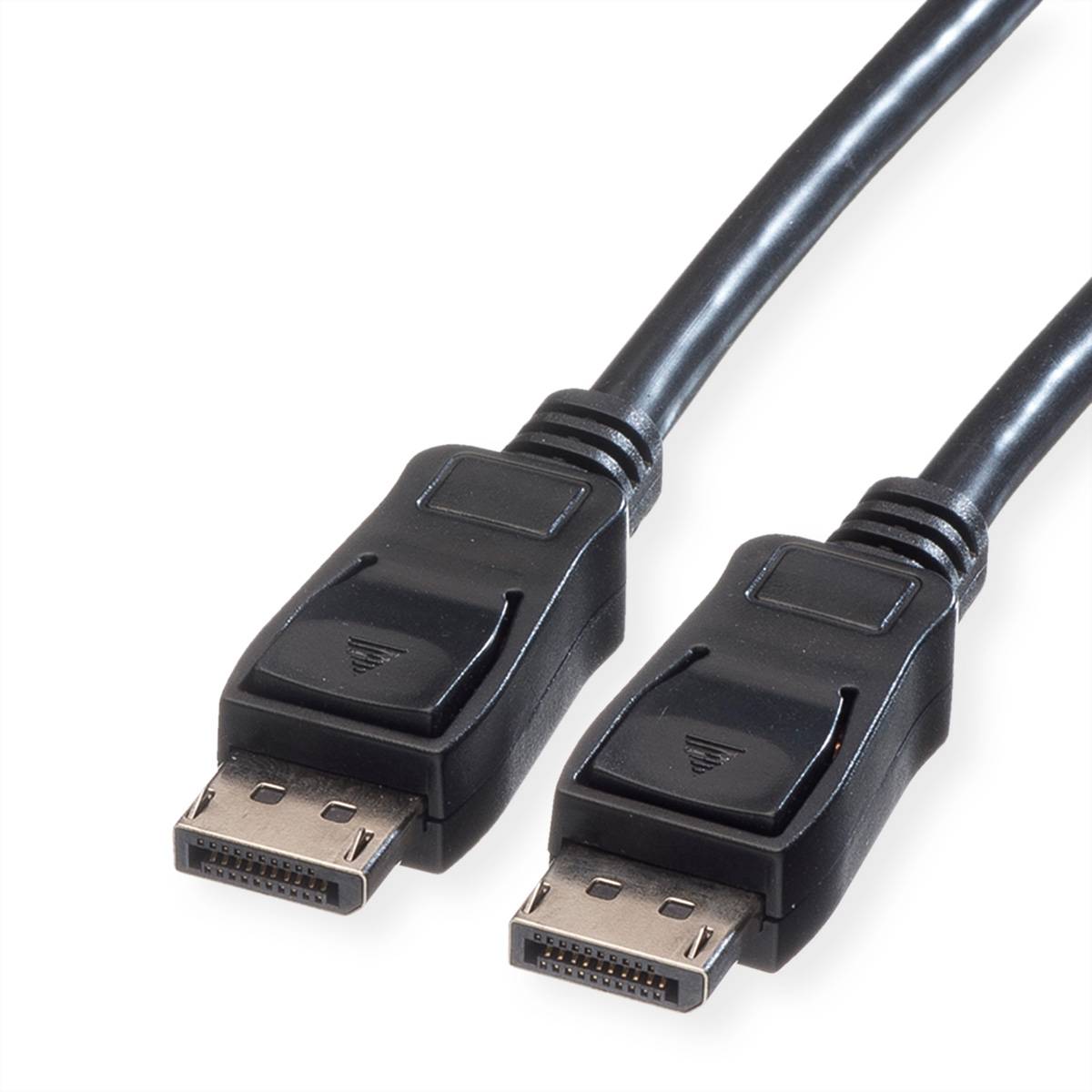 VALUE DisplayPort Kabel, DP ST - ST, schwarz, 7,5 m Kabel