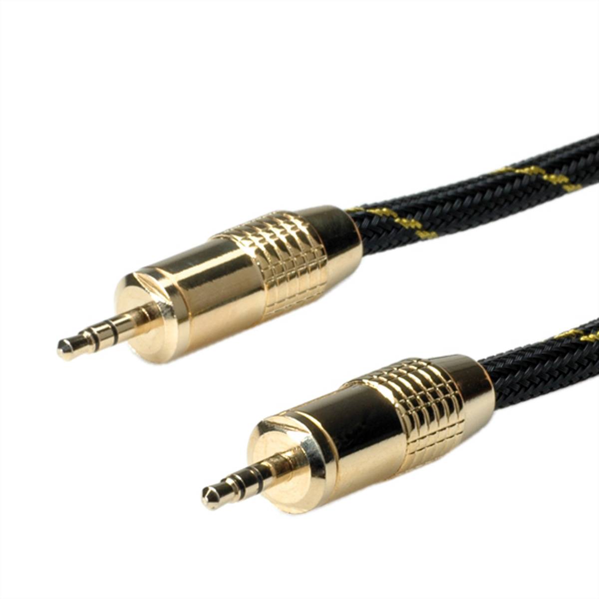 ROLINE GOLD 3,5mm Audio-Verbindungskabel ST/ST, 10 m Kabel Audio- / Videokabel diverse