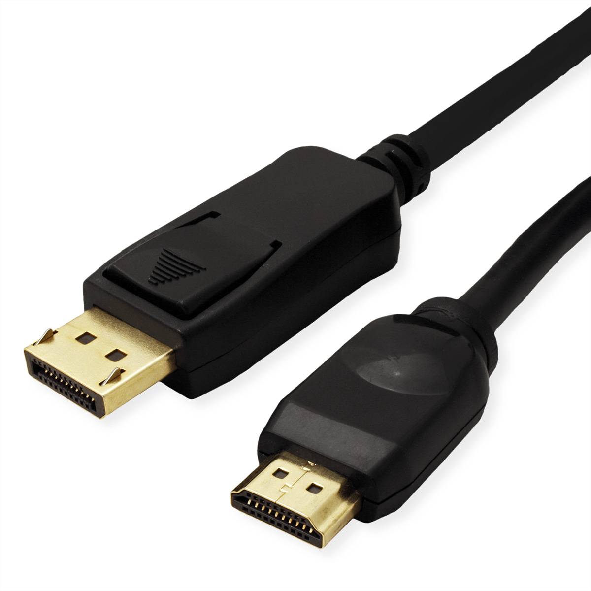 VALUE DisplayPort Kabel DP - UHDTV, ST/ST, schwarz, 3 m Adapter / Konverter