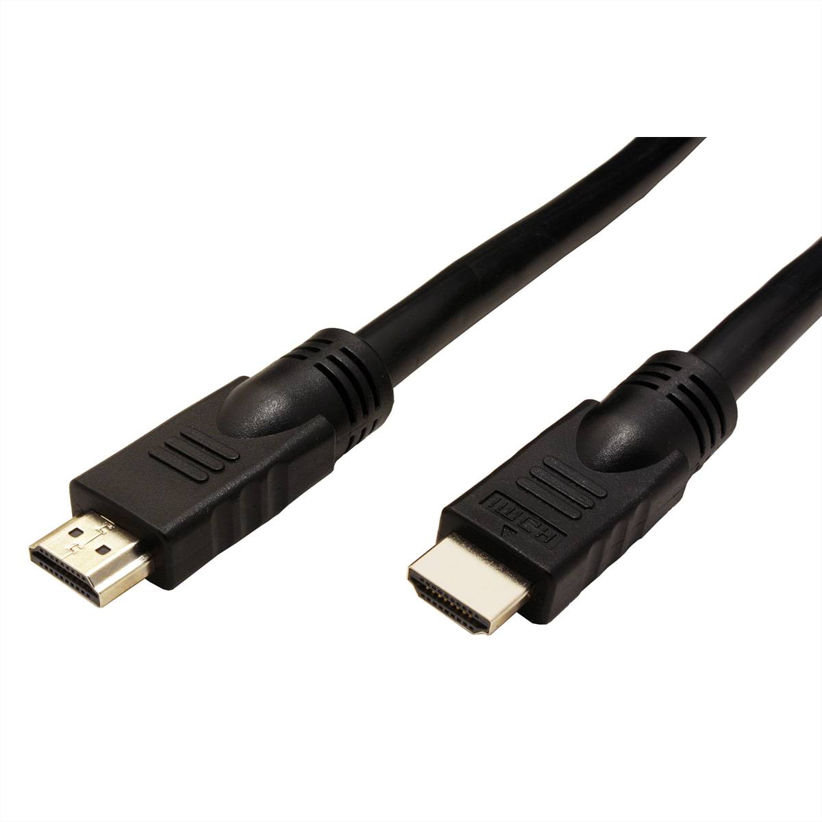 ROLINE UHD HDMI 4K Kabel, mit Repeater, 10 m Kabel