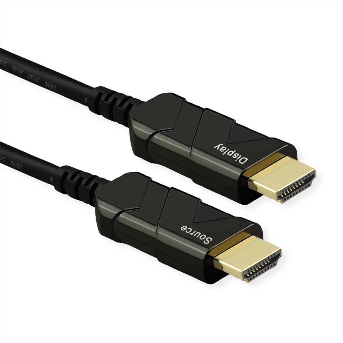 ROLINE Ultra HDMI Aktiv Optisches 8K Kabel, 30 m Kabel