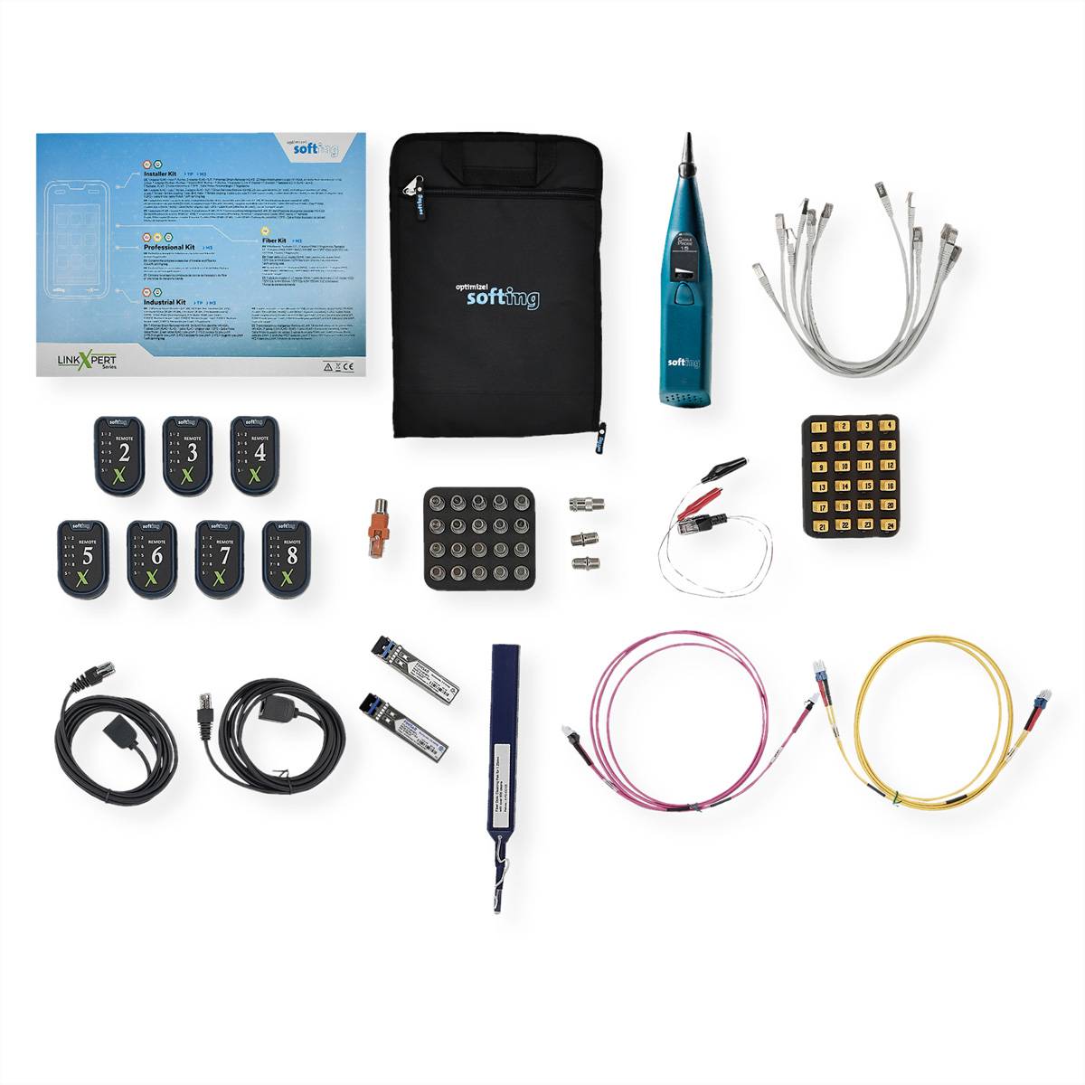 SOFTING Professional Zubehör Kit, für LinkXpert M3 Tester Kabeltester / Netzwerktester