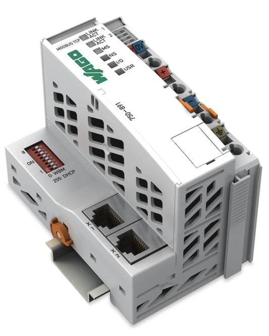 WAGO 750-891 Controller Modbus TCP,4. Generation,2 x ETHERNET Industriematerial Automatisier.Technik