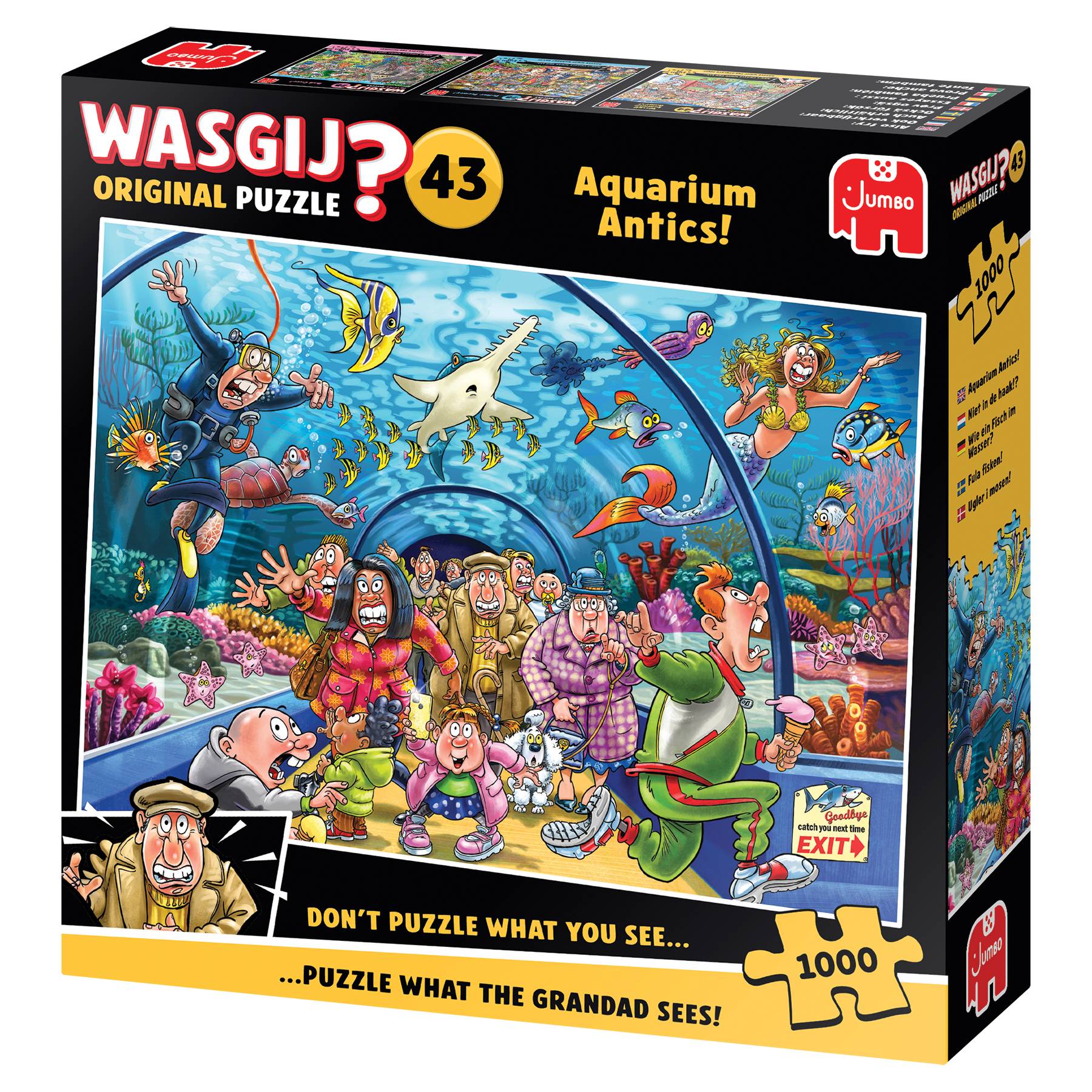 Wasgij Original 43, Wie ein Fisch im Wasser, 1000 Teile Puzzle