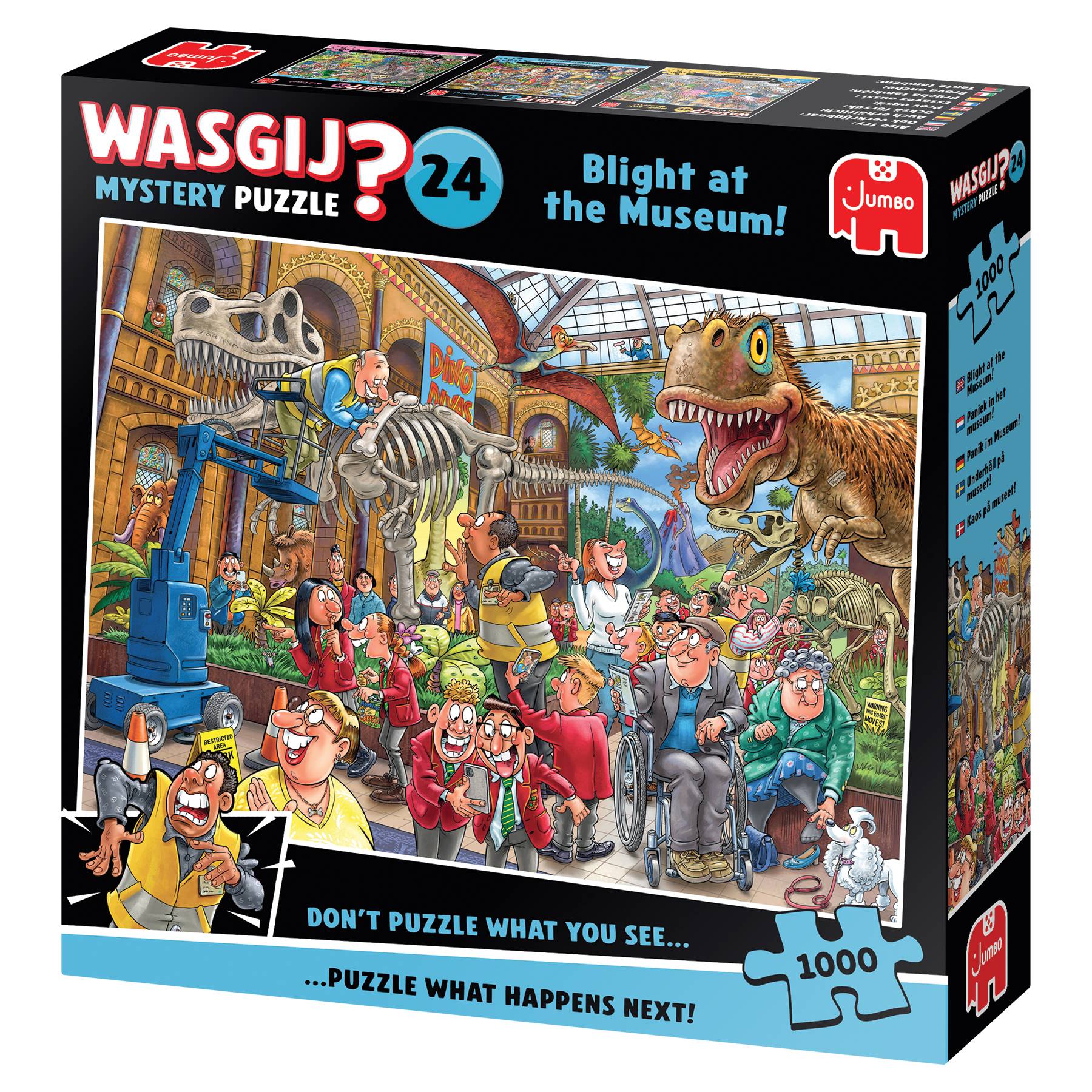 Wasgij Mystery 24, Panik im Museum, 1000 Teile Puzzle