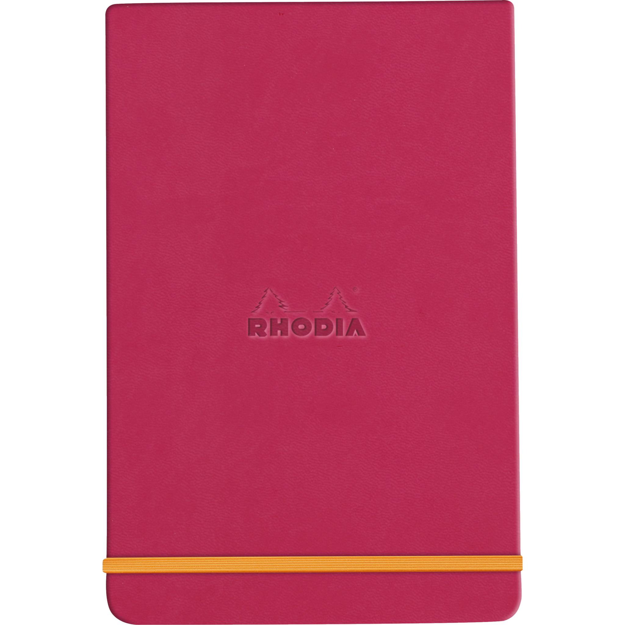 Rhodia Webnotepad A5 96 Bl liniert, mikroperforiert, Papier 90g, Himbeer 194397C
