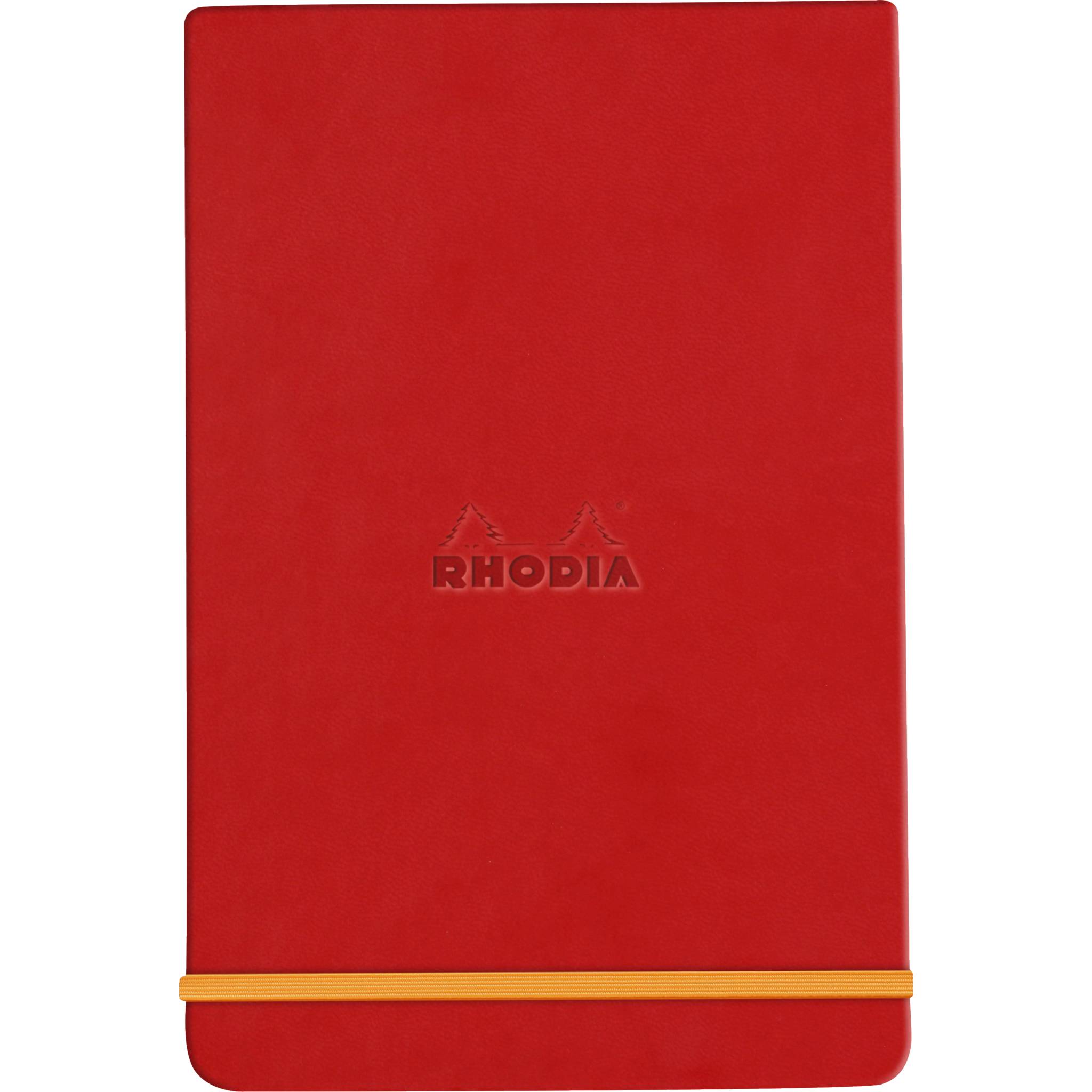 Rhodia Webnotepad A5 96 Bl liniert, mikroperforiert, Papier 90g, Mohnrot 194398C