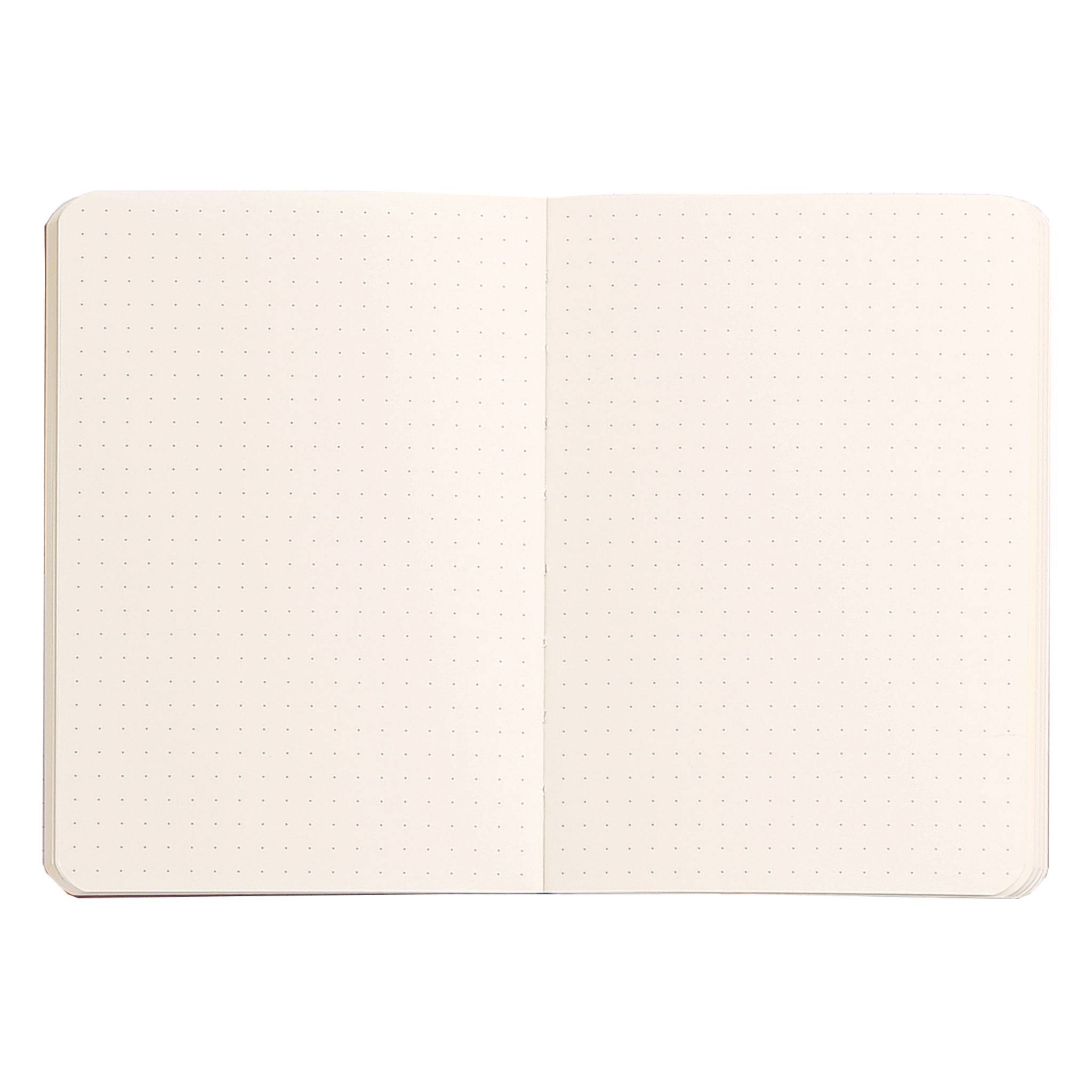 Rhodia flexibles Notizbuch A6 72 Bl dot/punktkariert, Papier 90g, Saphir 117358C