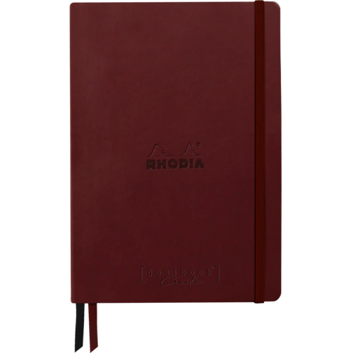 Rhodia Goalbook A5 Umschlag, 80 Bl glattes, kariert/dot 120g, Weinrot 194442C Rhodia Goalbook A5 Umschlag, 80 Bl glattes, kariert/dot 120g, Weinrot 194442C