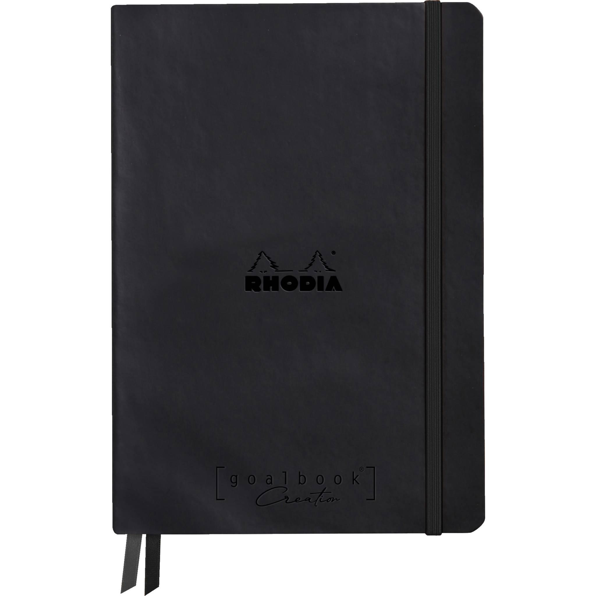 Rhodia Goalbook A5 Umschlag, 80 Bl glattes, kariert/dot 120g, Schwarz 194440C