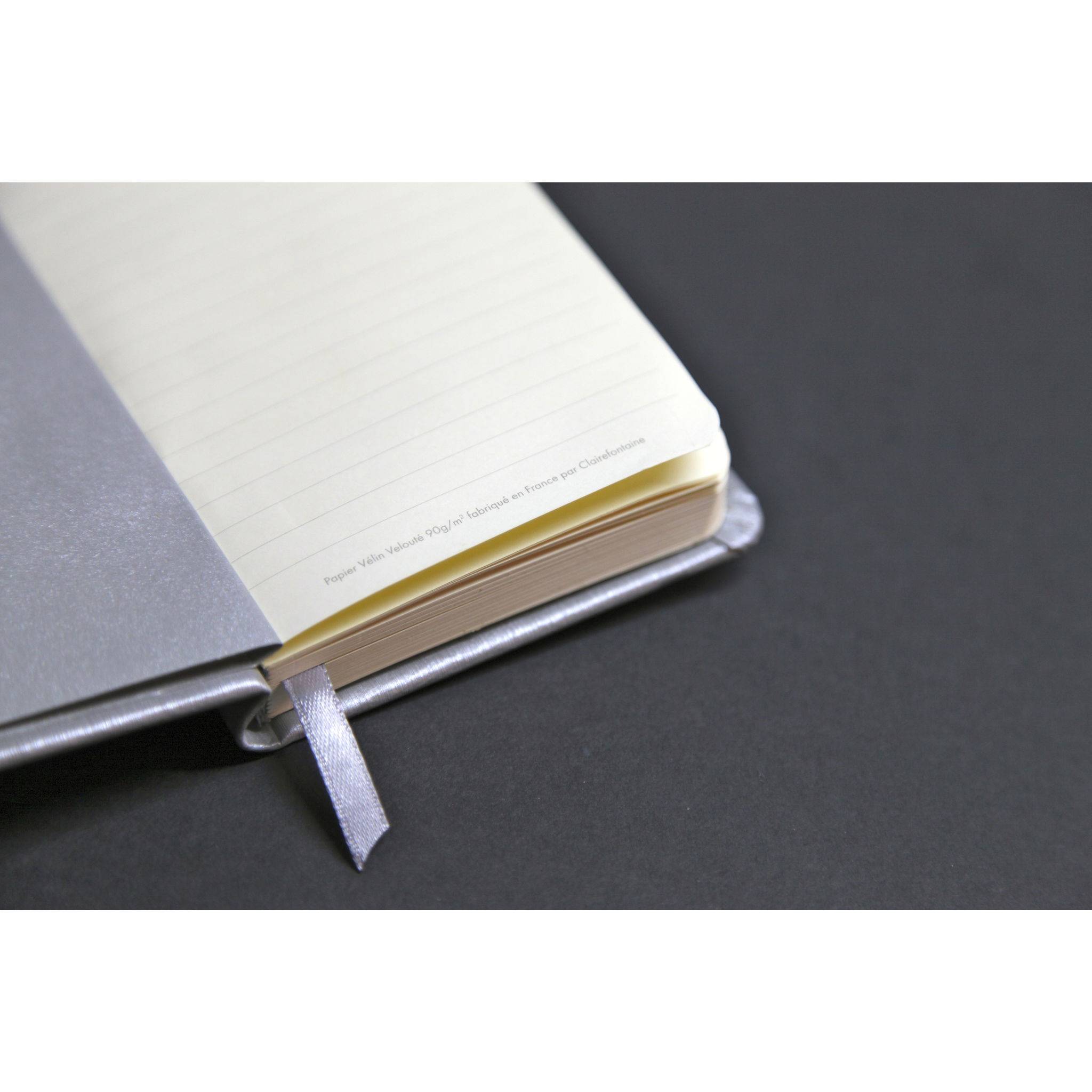 Rhodia Webnotebook Rhodia A6 96 Blatt liniert 90g - Silber 118067C