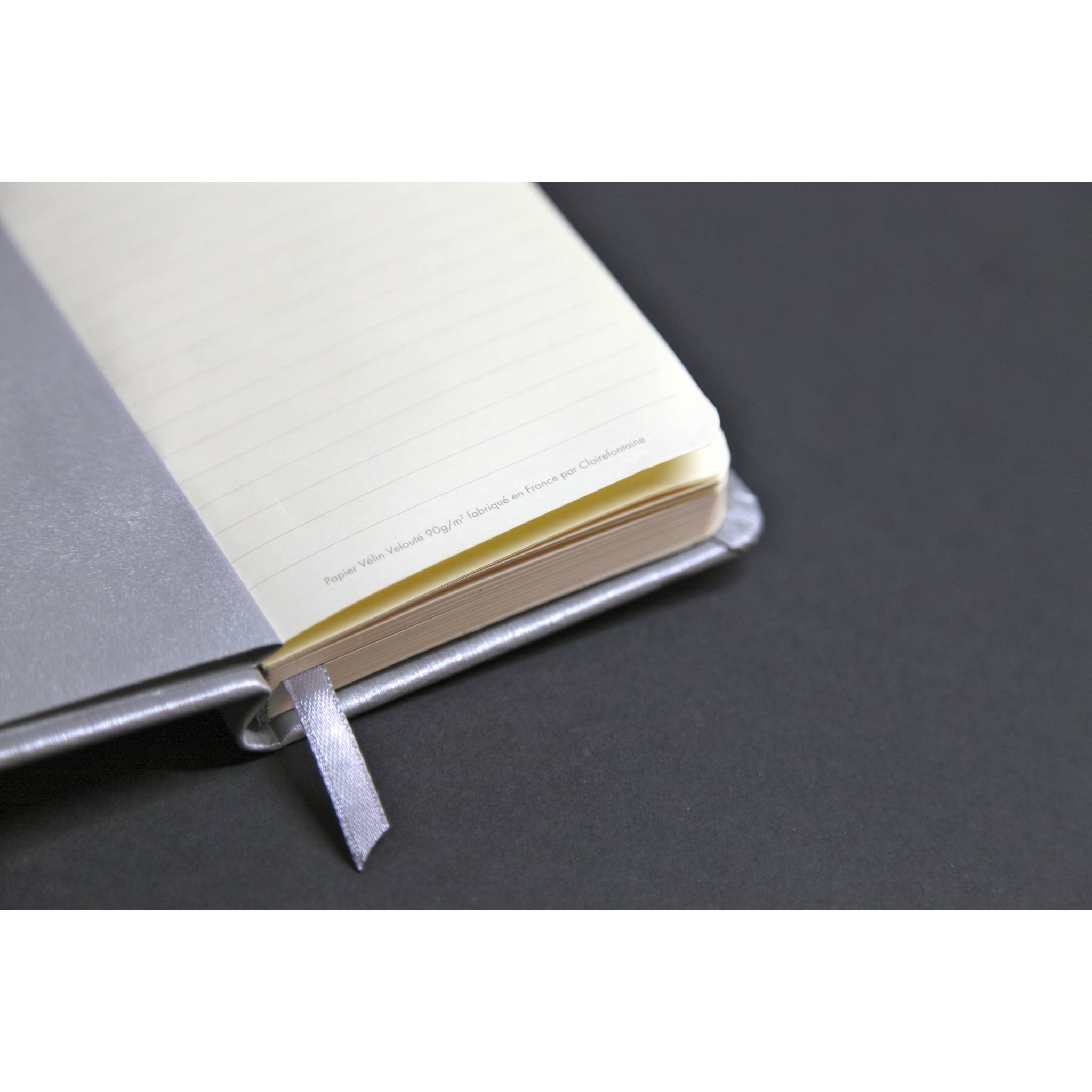 Rhodia Webnotebook Rhodia A6 96 Blatt liniert 90g - Silber 118067C