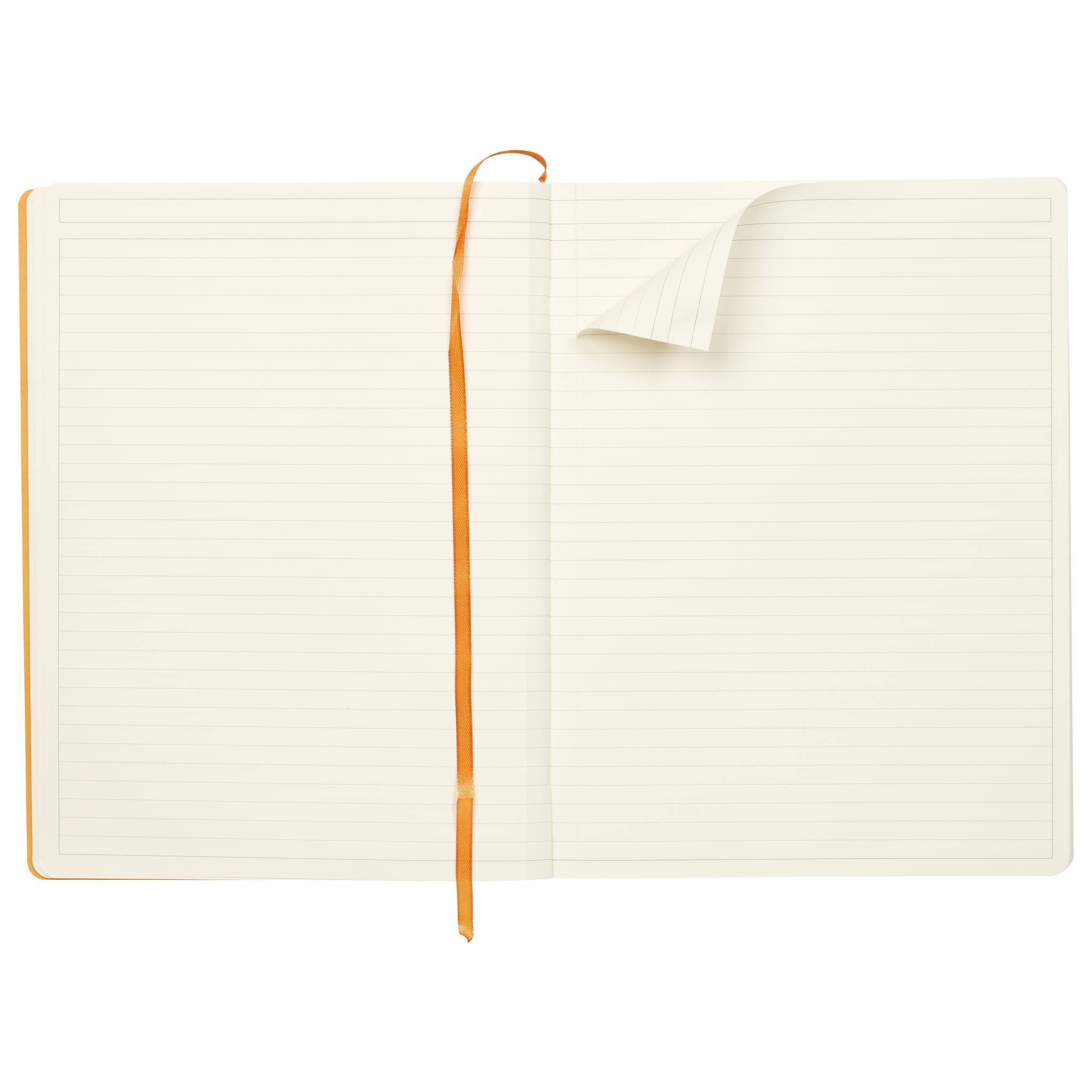 Rhodia Notizbuch A4+, 80 Bl liniert Kopfleiste, Papier 90g, Schwarz 117702C
