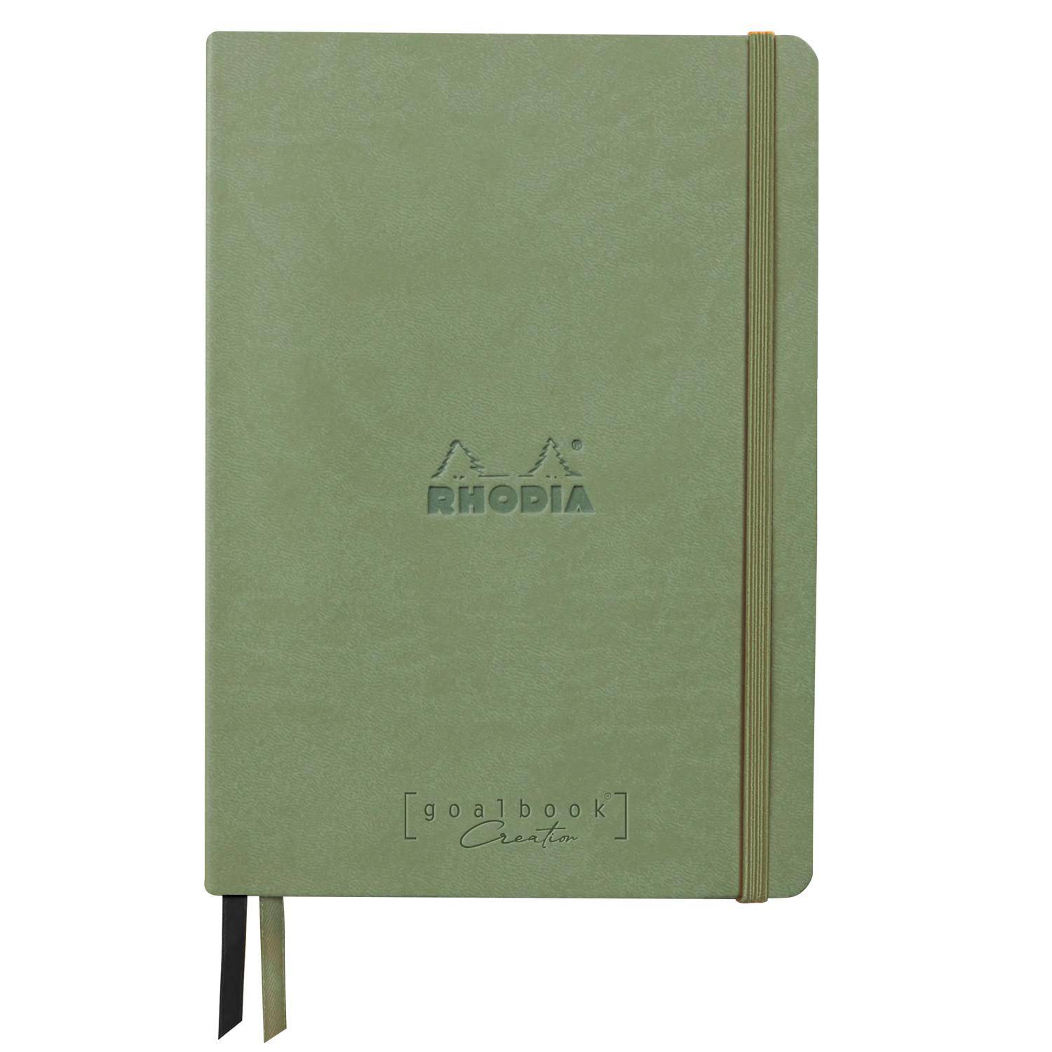 Rhodia Goalbook A5 Umschlag, 80 Bl glattes, kariert/dot 120g, Seladon 194446C