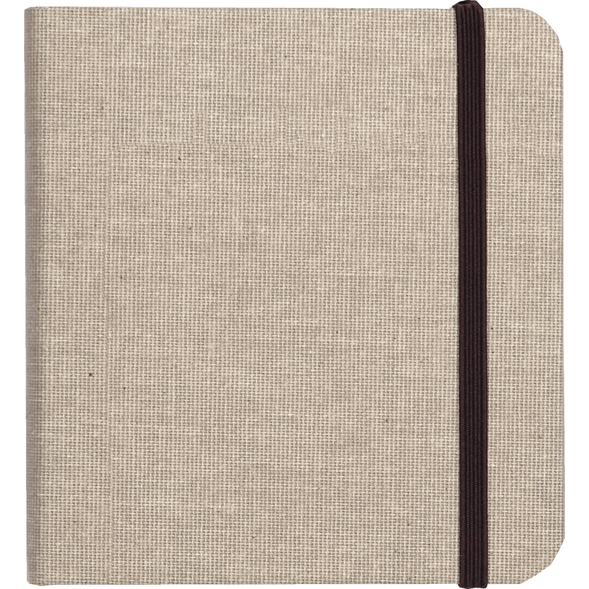 Clairefontaine Reisealbum Goldine Leinen, 32 Blatt 180g, 15x15 cm - Natur 96102C