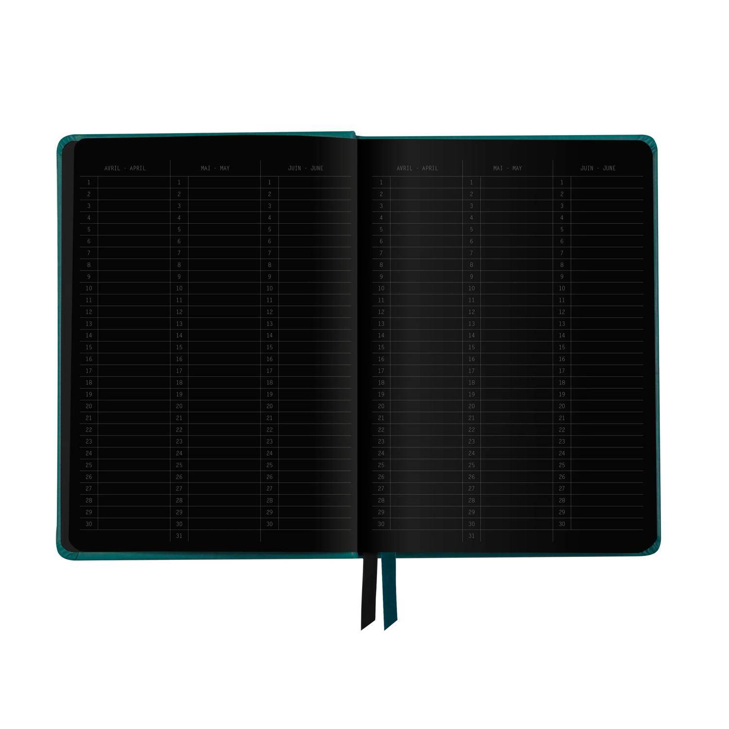 Rhodia Goalbook A5 Umschlag, 80 Bl glattes, kariert/dot 120g, Wassergrün 194448C
