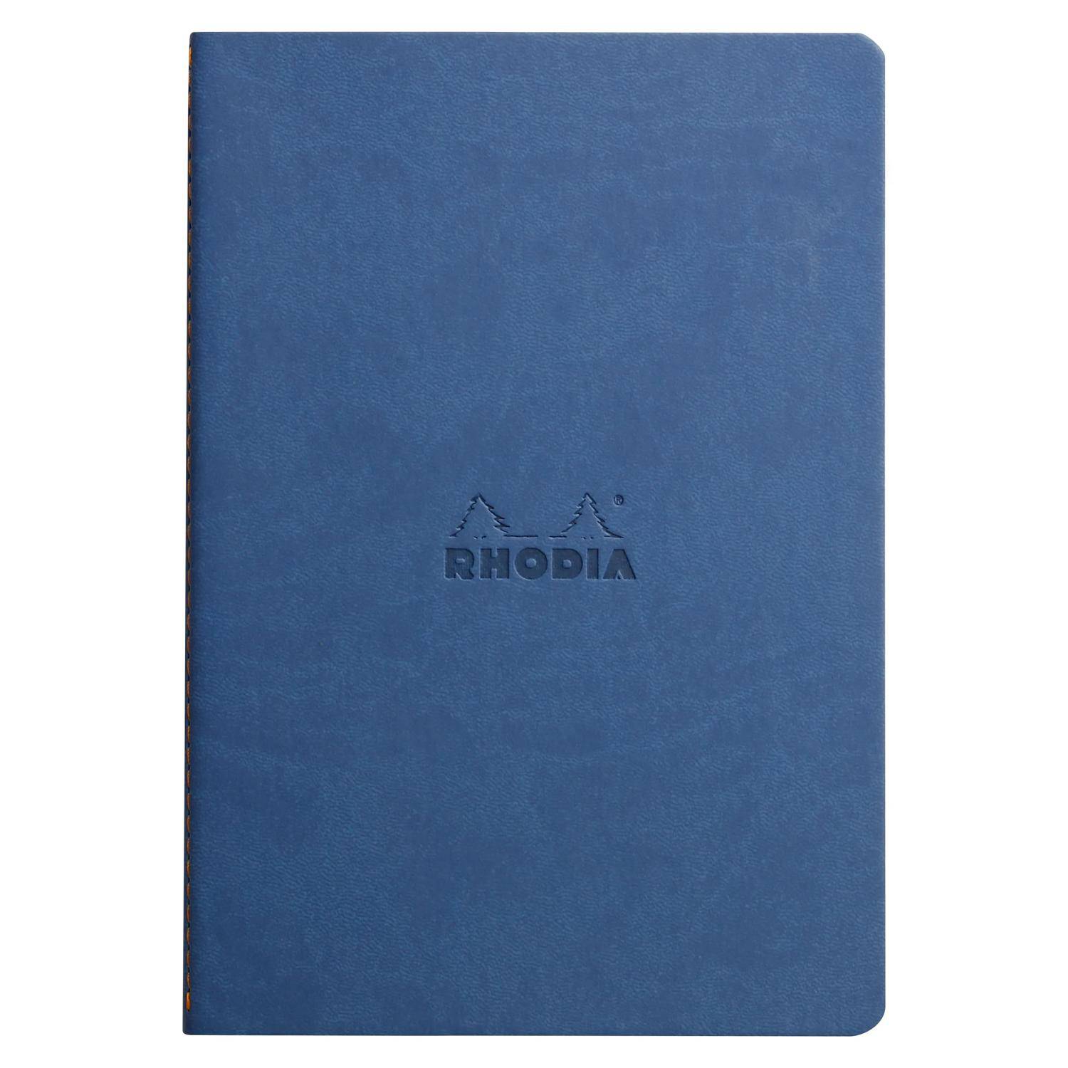 Rhodia Notizheft A5, 32 Bl dots/kariert, Papier 90g elfenbein Saphir 116458C