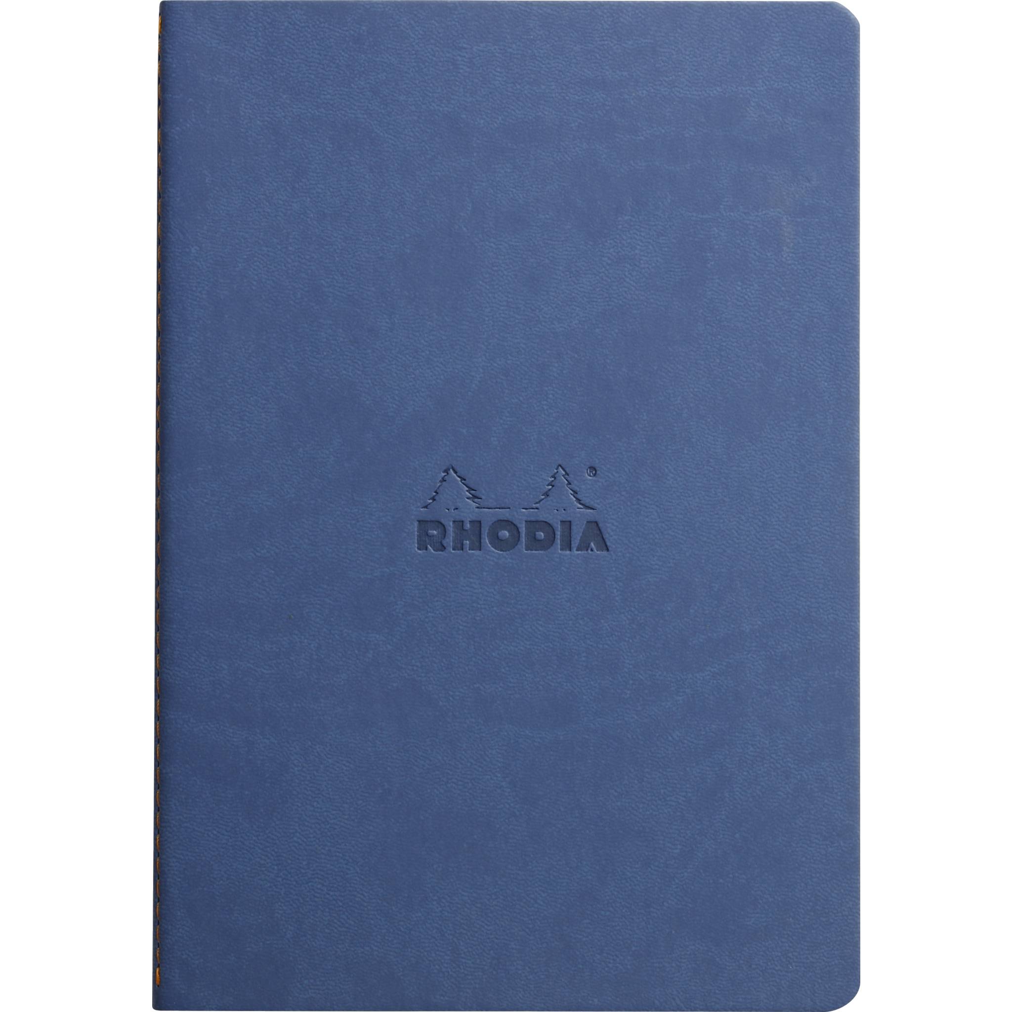 Rhodia Notizheft A5, 32 Bl dots/kariert, Papier 90g elfenbein Saphir 116458C