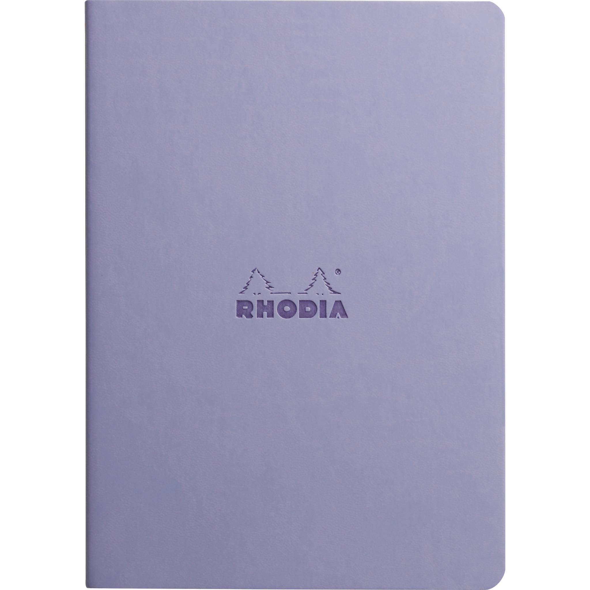 Rhodia Notizheft A5, 32 Bl dots/kariert, Papier 90g Schwertlilie 116459C