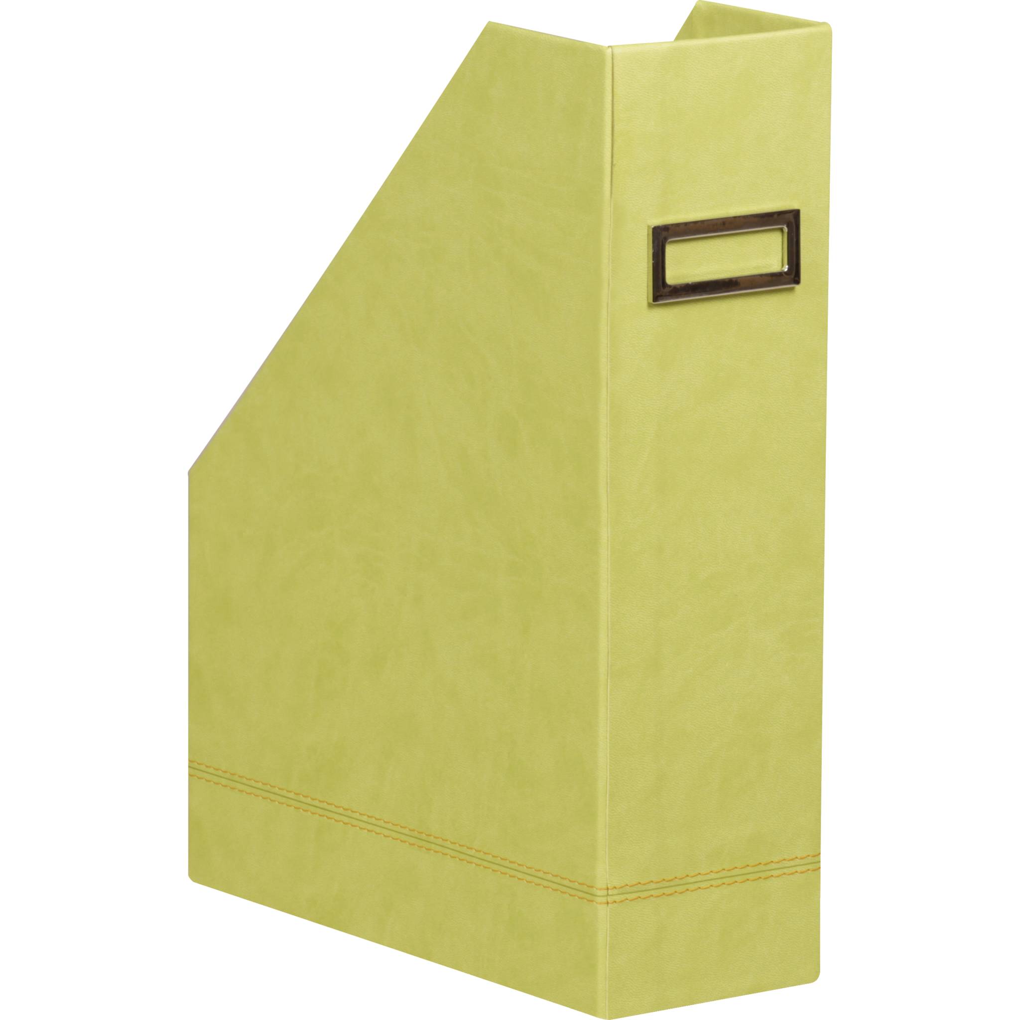 Rhodia Rhodiarama Stehsammler aus Kunstleder, 10x25x31cm - Anisgrün 318836C