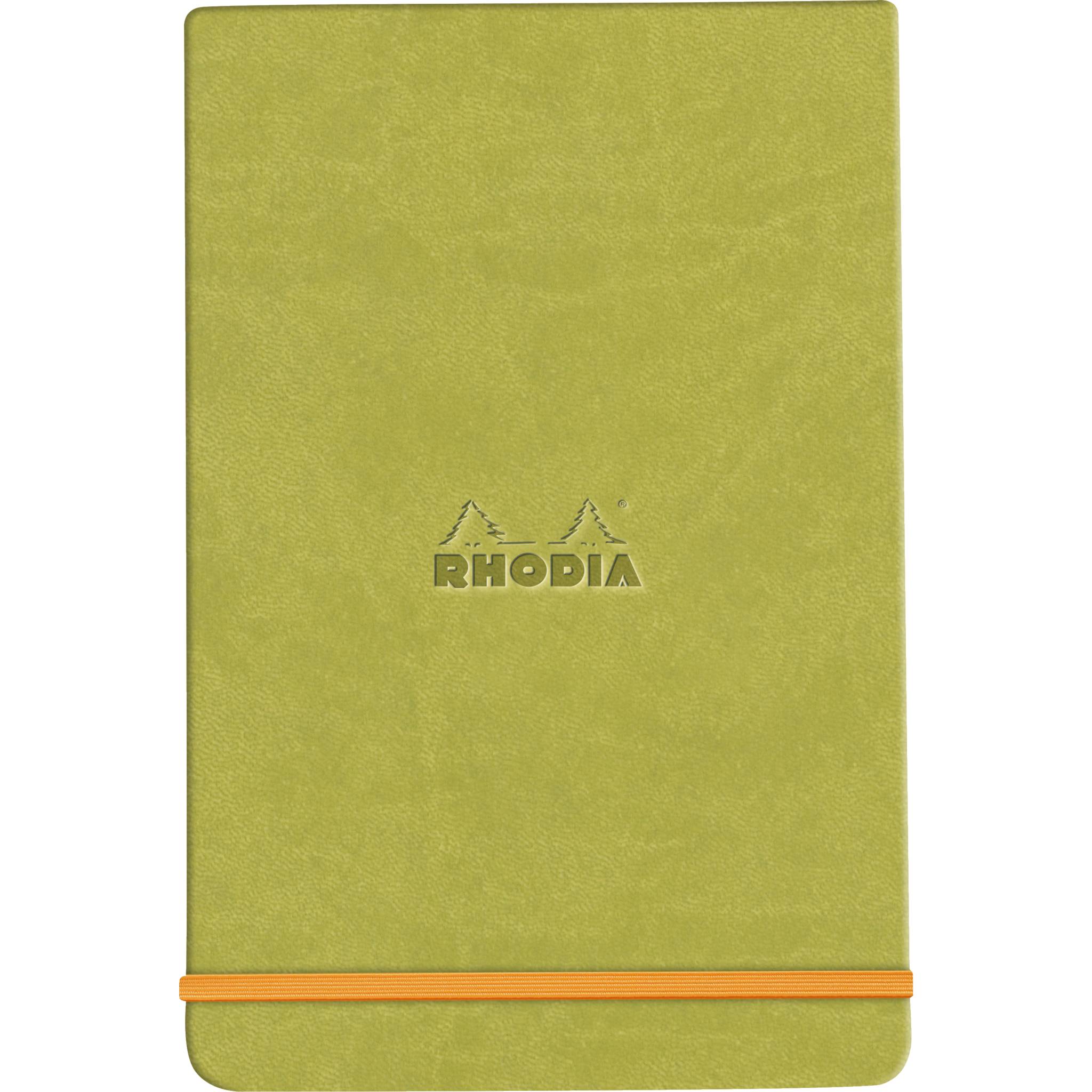Rhodia Webnotepad A5 96 Bl liniert, mikroperforiert, 90g, Anisgrün 194384C