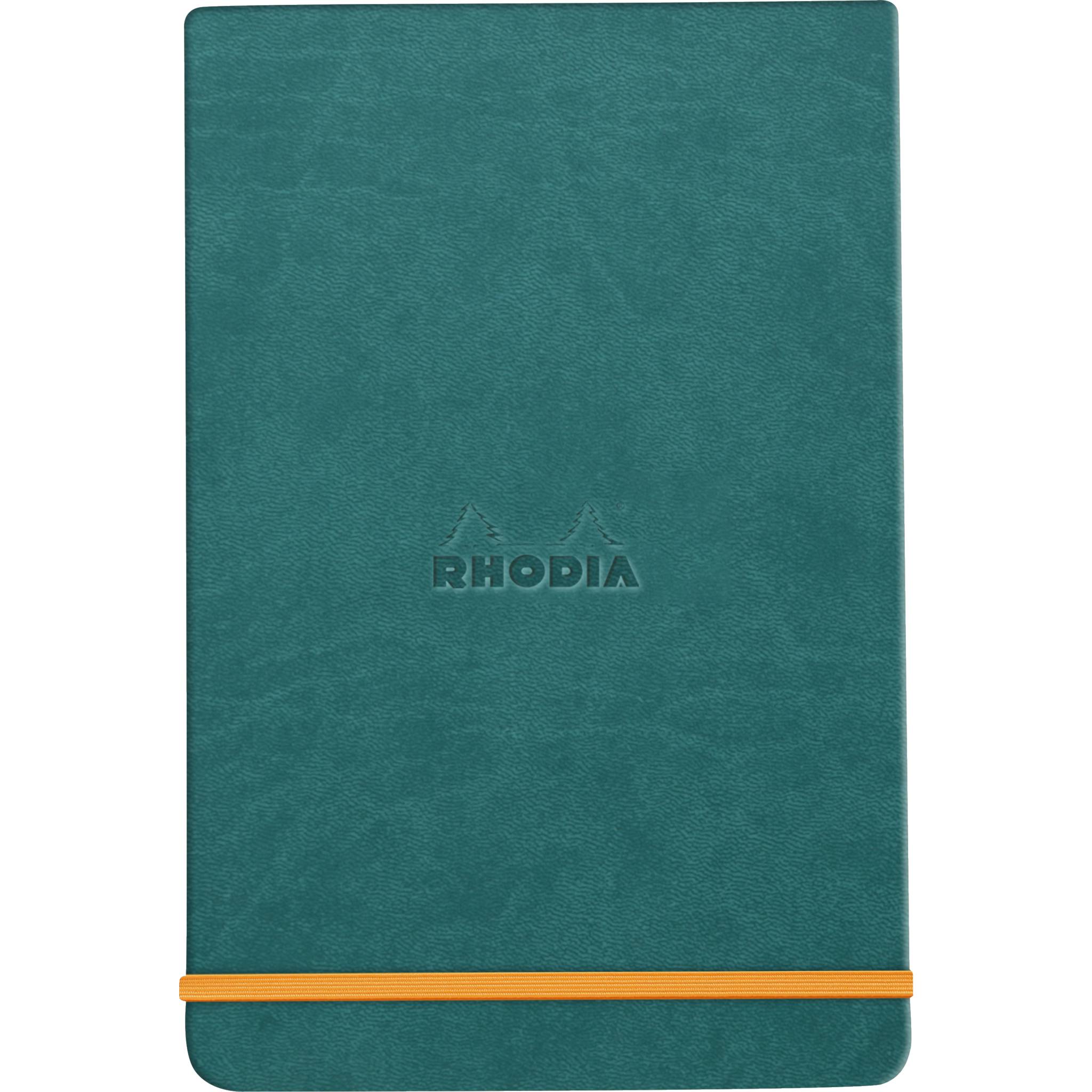 Rhodia Webnotepad A5 96 Bl liniert, mikroperforiert, 90g, Pfaugrün 194387C